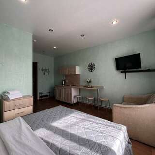 Гостиница Матрёшка Тольятти Стандарт с двуспальной кроватью и односпальным диваном-5